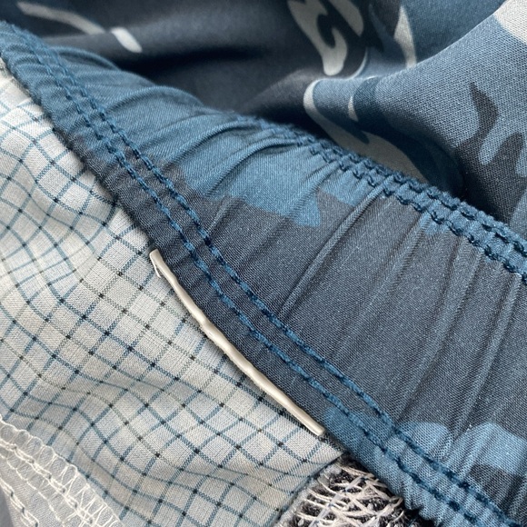 Billabong Athletic Division Camouflage Surftrek Elastic Shorts (Dark Turquoise) - Picture 14 of 14